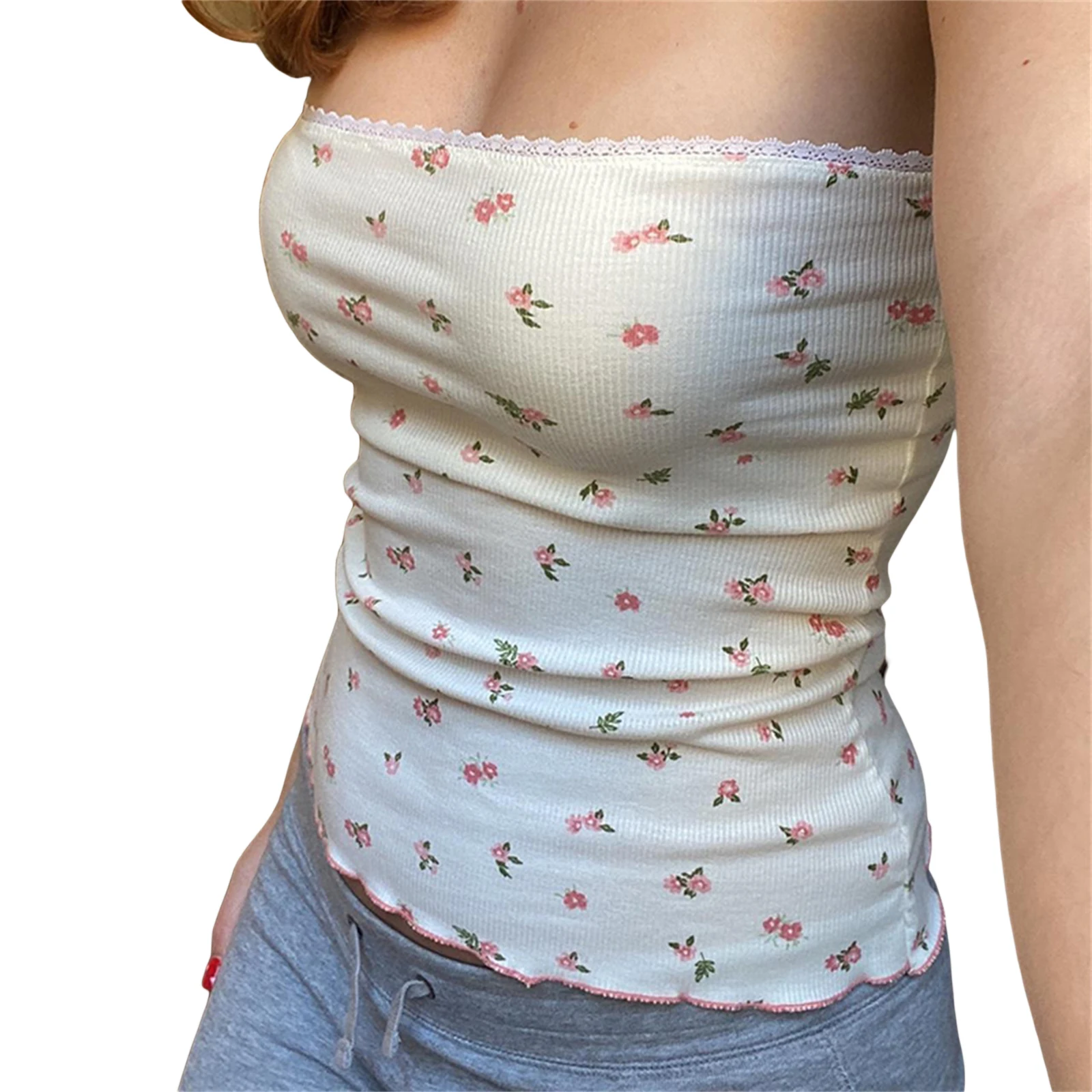 Atasan Tube Kasual Wanita, Rom - Strapless Bra Backless ulasan dan harga