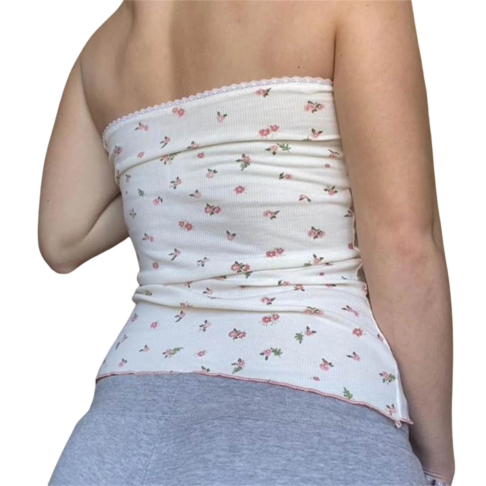 Atasan Tube Kasual Wanita, Rom - Strapless Bra Backless ulasan dan harga